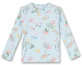 Sanetta Mädchen 430498 Rash-Guard-Shirt, zartblau, 74