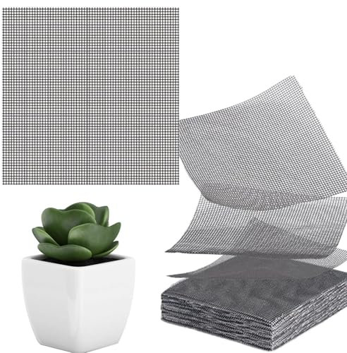 Mesh Drainage Bonsai Pot | 50 Pieces for Wire Mesh Hole Pots 50 Bonsai Mass Gardening Tools for Grandpa, Grandma, Mother, Father and Gardeners