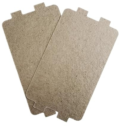 Piastra di copertura for guida d'onda for forno in mica for asciugacapelli, tostapane, forni a microonde, riscaldatori, elettrodomestici, 2 pezzi