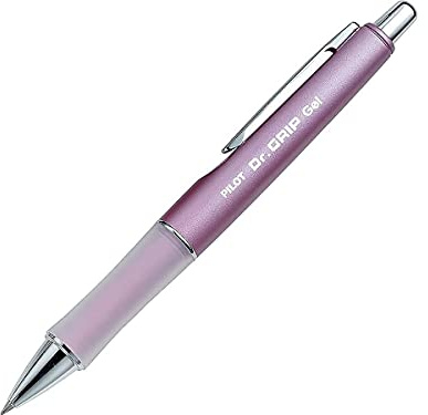 PILOT Dr. Grip Limited Refillable & Retractable Gel Pen, Fine Point, Black Ink, Single Pen - Ideal for School, Journaling & Office Writing