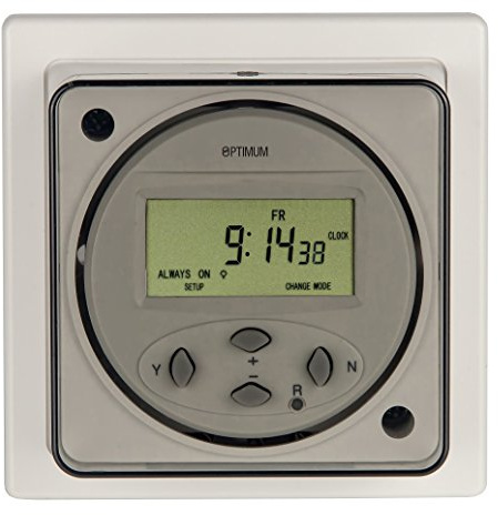 Optimum Digital 24 Hour/7 Day Socket Box Time Switch, White, One Size