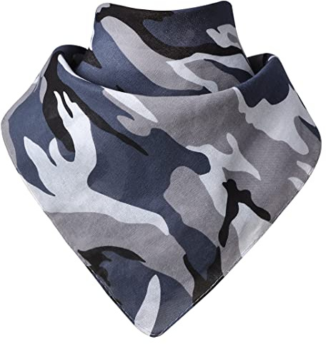 Miobo Bandana Kopftuch & Halstuch – Vielseitiges Accessoire – 100% Baumwolle 55 x 55 cm