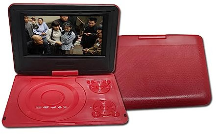 Ultratunn 7-tums mobil DVD-spelare med liten tv Bärbar bil-evd-spelare stöder uppspelning av flera format,G