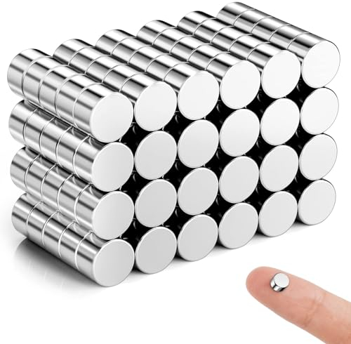 Grtard 100 Magneter för Magnettavlor, Pyssel, Kylskåp, Byggarbeten, Hantverk och Köksskåp - Små Runda Kontorsmagneter