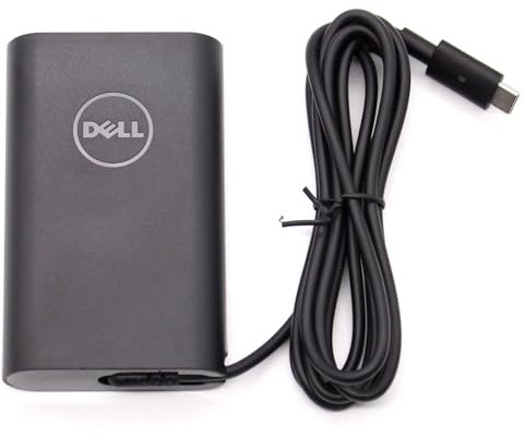New Genuine Slim 65W USB C Charger for Dell P80G P80G001, XPS 13 9345, Dell Pro 16 Plus PB16250, Pro 13 Premium PA13250, Premium PA14250 Laptop TYPE C Power Adapter Cable