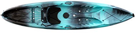Perception Tribe 11.5 | Sit on Top Kayak for All-Around Fun | Large Rear Storage with Tie Downs | 11' 5 | Dapper