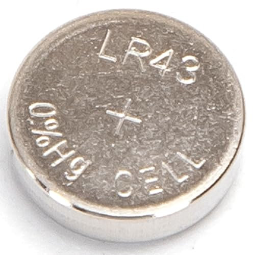 Pila de botón de 1.5 V AG12 LR43, 4 Unidades, Ideal para Dispositivos electrónicos como Relojes y Juguetes.