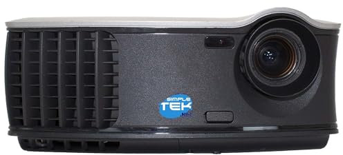 SIMPLETEK - 1800MP Videoproiettore VGA Portatile 2100 ANSI Lumens Senza Telecomando (Ricondizionato)