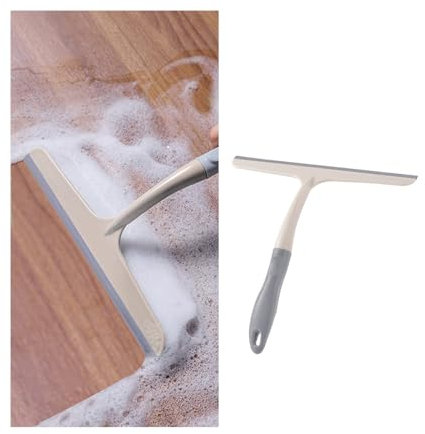 CGEAMDY Rasqueta para Parabrisas De Coche, Espátula De Silicona para Eliminar Y Secar Pintura Y Los Cristales del Vehículo, Rasqueta Limpiacristales De Silicona Escobilla Multiusos(Beige)