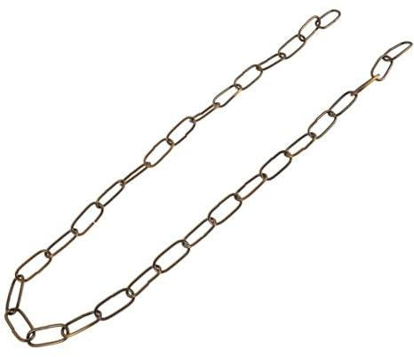 POPETPOP Chaîne Suspendre Métallique pour Luminaire 3 Mm Fil Diamètre 1 Mètre Longueur Métal Léger Réglable Rallonge pour Lustre Salle à Manger Salon Chambre