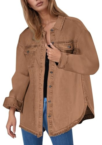 Cazadora Vaquera Mujer Chaquetas Vaqueras De Mujer Entretiempo Chaqueta Encerada Camisa Denim Camisas Invierno Para Ante Chaleco Cowboy Bomber Niño Casual Chamarras Jacket Women Xxl Parka Oversize