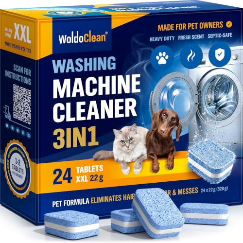 WoldoClean Limpiador Lavadora Pet 3en1 contra pelos y olores de mascota
