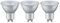 Paulmann 28581 LED Lampe Reflektor 3x4W Leuchtmittel Reflektorlampe Alu Birne Beleuchtung 2700K GU10