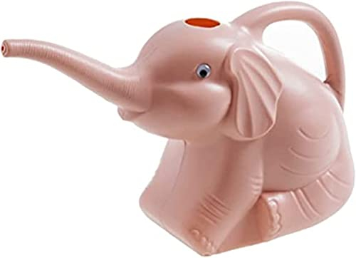 Youning Gießkanne Blumengießkanne 2 Liter Elefant Design Kleine Gartengießkanne aus Kunststoff Neuheit Tier Gießkessel für Innen und Außen, Haus, Garten Gartengeräte für Kinder