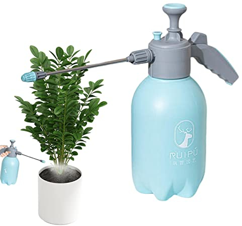 Zceplem 2L Spruzzatore A Pressione da Giardino, Bottiglia di Spruzzo Portatile della Pompa, Spruzzatore d'Acqua del Giardino della Pompa A Mano, Manuale Prato Spruzzatore per Piante