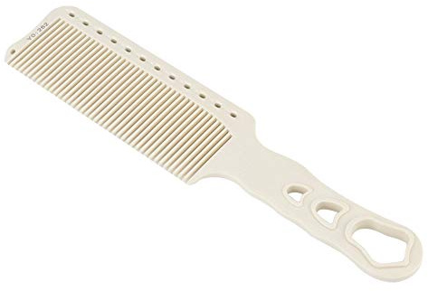 ANGGREK Haircut Comb, Professional Salon Hair Comb Hairdressing Styling Cutting Barber Stylist Tool Comb for Man and Women (White)