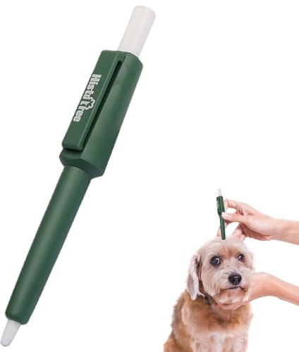 Strumenti per Rimuovere Le zecche per Cani, Penna per la rimozione delle pulci, pinzette Portatili per Rimuovere Le zecche, estrattore di zecche per Cani, Forniture per la toelettatura degli Animali