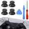 HENGBIRD 4 Stück Thumbsticks Joysticks, Analogsticks, Sticks Aufsätz, Controller Reparaturset mit 1 Schraubendreher, 1 Hebelwerkzeug und 1 Hebelbrett Controller Ersatzteile für PS5 Controller Schwarz