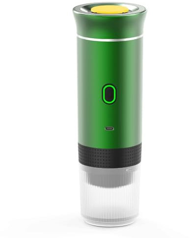 Huudngeje Compatible with Ground Coffee Portable Espresso Machine Suitable for Camping, Hiking