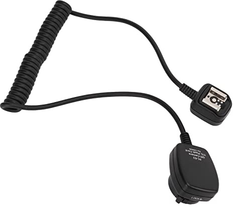 Tbest Cavo per Flash Esterno Alla Fotocamera Prolunga Sincronizzazione TTL da 1, Slitta Calda FCE3 per 600EX RT 580EX II Accessorio Fotografico Professionale Plastica 50 130 Cm