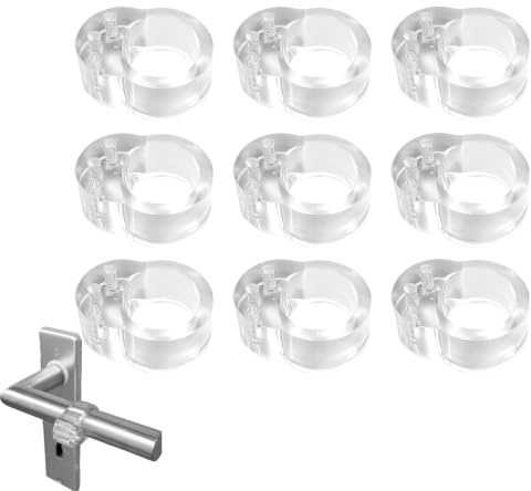 Topes para Puertas, Tope Puerta Pared Transparente PVC Pack 12 Unidades, Tope Puerta Autoadhesivo Flexible, Protector Antigolpe Amortiguador Silencioso para, Armarios, Hogar y Oficina Sin Taladrar
