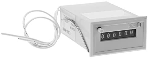 CSK6-NKW Contador electromagnético,Contador de pulsos de 6 dígitos AC220V / AC110V / DC24V / DC 12V(AC220V)