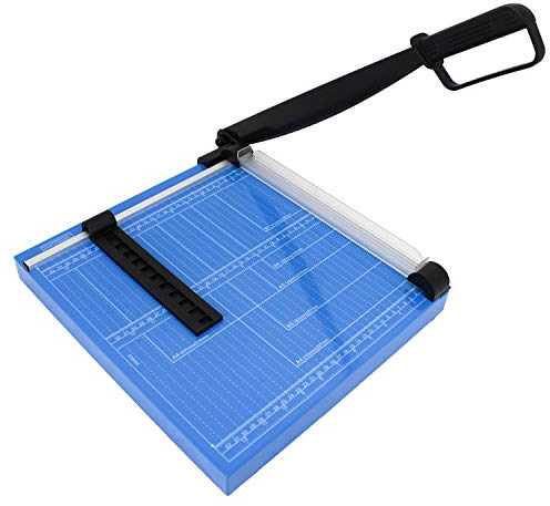 HFS(R) 12” A4 Paper Cutter Multi-Purpose Trimmer for Copper Sheet, Leather, Plastic Sheet, Iron Sheet, Non-Woven Fabric 12 Sheets 80-Gram Paper