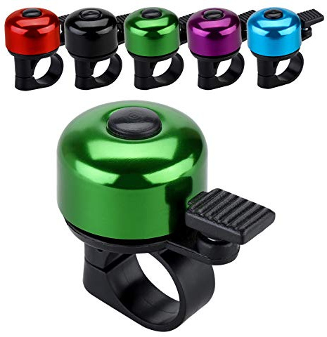 JFmall Bike Bell Bicycle Bell with Loud Crisp Clear Sound, Road and Mountain Bike Bell Adults Kids(8 colors)