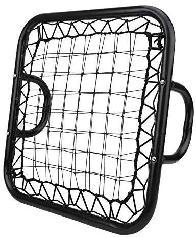 Reboteador de f¡§2tbol de mano, 19,7 x 19,7 x 4,7 pulgadas Reboteador de mano Springback Net Equipo de Redes Futbol