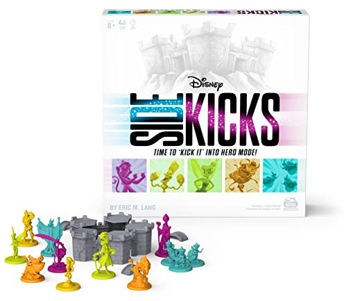 Disney Sidekicks Cooperative Strategy Board Game with Custom Sculpted Figures, for Families, Adults, and Kids Ages 8 and up