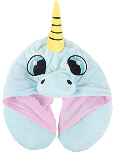 MAGICLULU U-Förmiges Kissen Tragbares Nackenkissen Flugzeugkissen Für Auto Reisekissen Outdoor-Wurfkissen Reise-Nackenstützkissen Reise-Nackenkissen Kinder-Kapuzenpullover Reisen