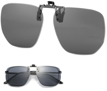 Fine jade2 Flip up polarizzati occhiali da sole clip on antiriflesso protezione UV per uomo donna occhiali da sole a scatto