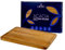 Giesty® Schneidebrett für die Küche, reversibles Holz-Hackbrett chopping board mit Saftrillen und Griffen, Acacia oder RedWood, Holz-Hackblock (Akazienholz, 35L x 25B cm)