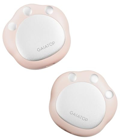 Gaiatop Handwärmer Elektrisch 2er-Pack, 4000 mAh Taschenwärmer Wiederverwendbar 3 Heizmodi Elektrischer Hand Warmers Outdoor Camping Wandern Gadgets Jagd Zubehör Warm Geschenk für Frauen, Männer