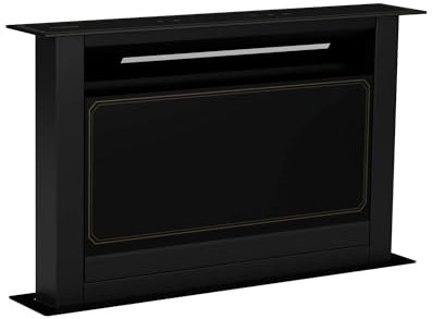 Klarstein Victoria Downdraft Cooker Hood - A++ Energy Efficient, 713.8 m³/h Airflow, Ultra Quiet 52 dB, Touchscreen Control, Dishwasher-Safe Filters, LED Lighting, Black