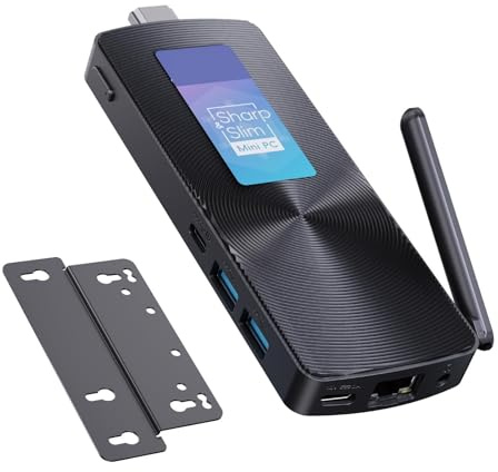 CCCAZ1 Mini PC Stick sin Ventilador PCG02, N100 Compute Stick con Windows 11 Pro, 8 GB de RAM, 128 GB de Almacenamiento, microordenador de Escritorio, USB-C con Todas Las Funciones