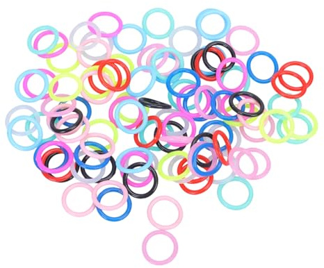 carotoe De 100 coloridos anillos de pie de palomas diseñados para un entrenamiento y gestión eficientes, con anillos de goma para palomas