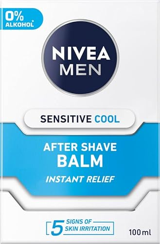 NIVEA MEN Sensitive Cool Kühlende Rasierlotion für Männer 100ml