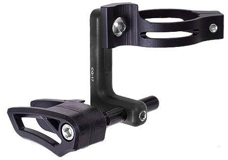Chain Guide Mountain Bike, MTB Chain Guide, Chain Guide Protector Aluminium Alloy, Bicycle Chain Protector, Clamp Mount Chain Stabilizer, Bike Chain Guard For Most Bicycle black 31.8 clamp ring