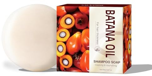 Vawolecy Batana Oil Champú en barra para el crecimiento del cabello, PH equilibrado, sin silicona, barras sólidas de aceite de Batana para engrosar y fortalecer el cabello