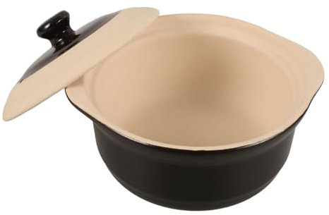 Alipis Cazuela De Barro Sin Esmaltar Olla De Barro Para Estofado Doméstico Para Cocinar Al Horno Guisos De Pollo Sopa De Cocina Uso Cocina