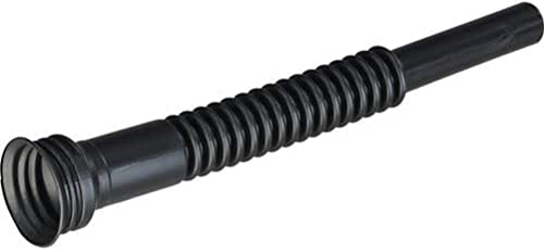 Hünersdorff Tubo di scarico con soffietto nero, HD-PE per taniche di carburante