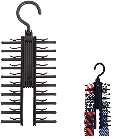 Krawattenhalter, Verstellbarer Krawattenhalter, Verstellbarer Tie Rack, Verstellbarer X Krawattenhalter, Krawattenhalter mit Rutschfestem Clip, für Krawatten, Schals Mehr, 1 Stücke Krawattenhalter