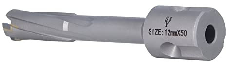 Broca Sacanúcleos Hueca, Cortador Anular de Alta Eficiencia, Carburo de Pared Delgada 40CR para Hierro Fundido (12mm)