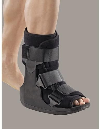 RO+Ten | Equal 450 | Tutore a Stivaletto Rigido Basso | Scarpe Ortopediche Donna e Uomo | Tutore Caviglia Distorsione | Cinghia di Fissaggio (M)