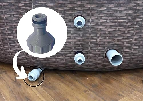 Drain Valve Connector Compatible with Lay Z Spa Drainage Adapter