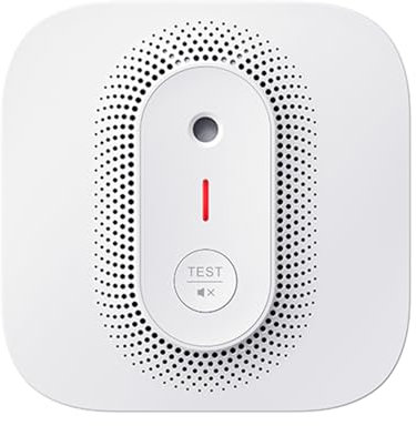 X-Sense Wi-Fi Smoke Alarm for Home, Wireless Interlinked English Voice Alarm and Location Requires SBS50 Base Station, Replaceable Battery, Transmission Range of 500 m, XP02S-MR, 1-Pack