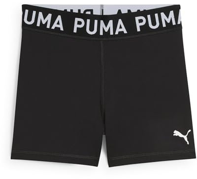 PUMA W Strong Short Tight-HW 3 Pantalones Cortos de Punto, Negro Black, M Unisex Adulto