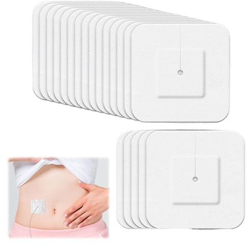 15 PCS Split Drain Feeding Tube Adhesive Bandages,Feeding Tube Tape,Drain Feeding Dressing,Sterile Drain Patch Supplies Island Dressing,Sterile Gauze Pads,Feeding Tube Bandage with Hole