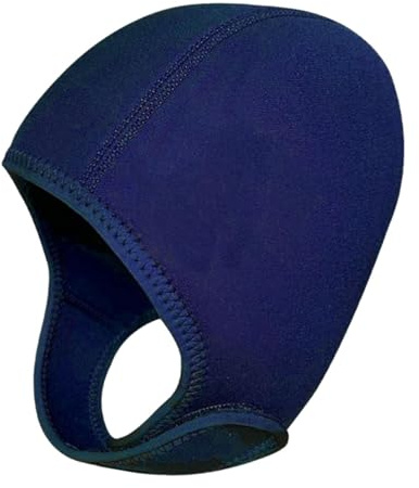 KBOLAE Bonnet de plongée en néoprène pour adulte pour canoë, kayak, voile bleu foncé, bleu marine, 3 mm